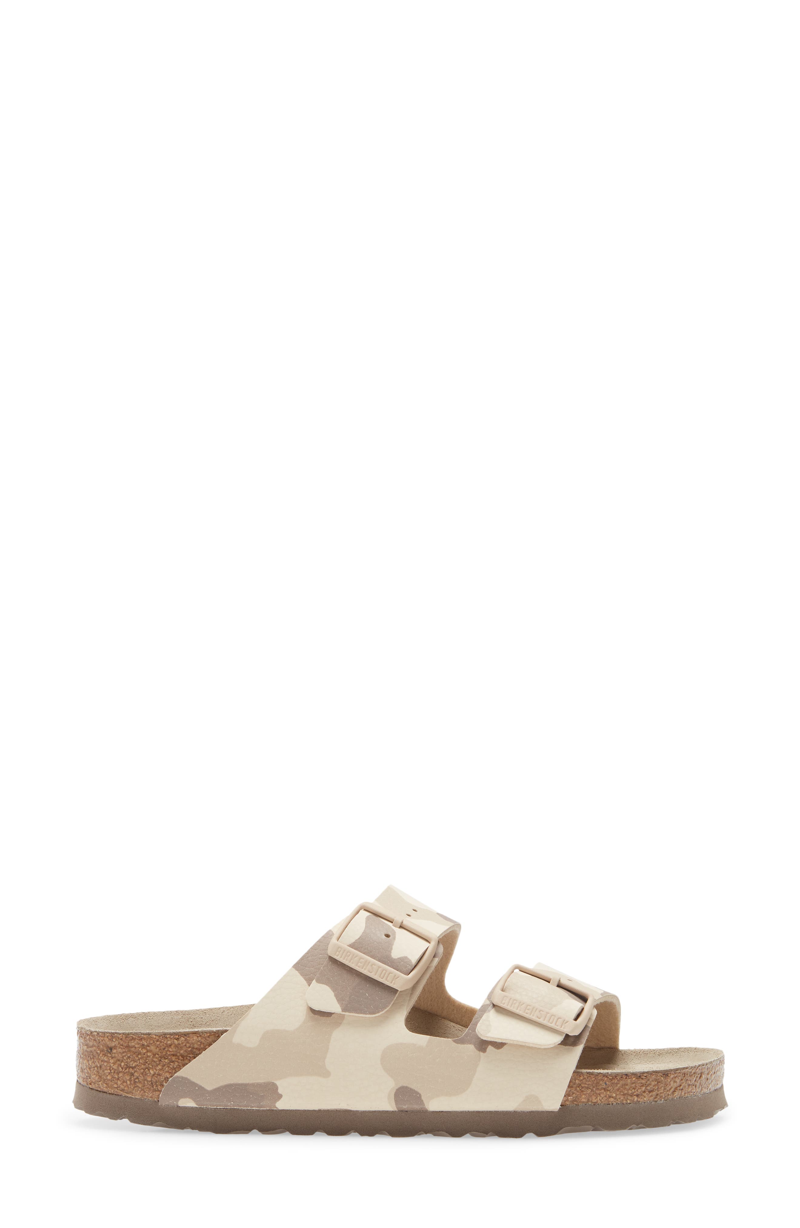 Birkenstock Arizona Camo Slide Sandal, Alternate, color, Beige