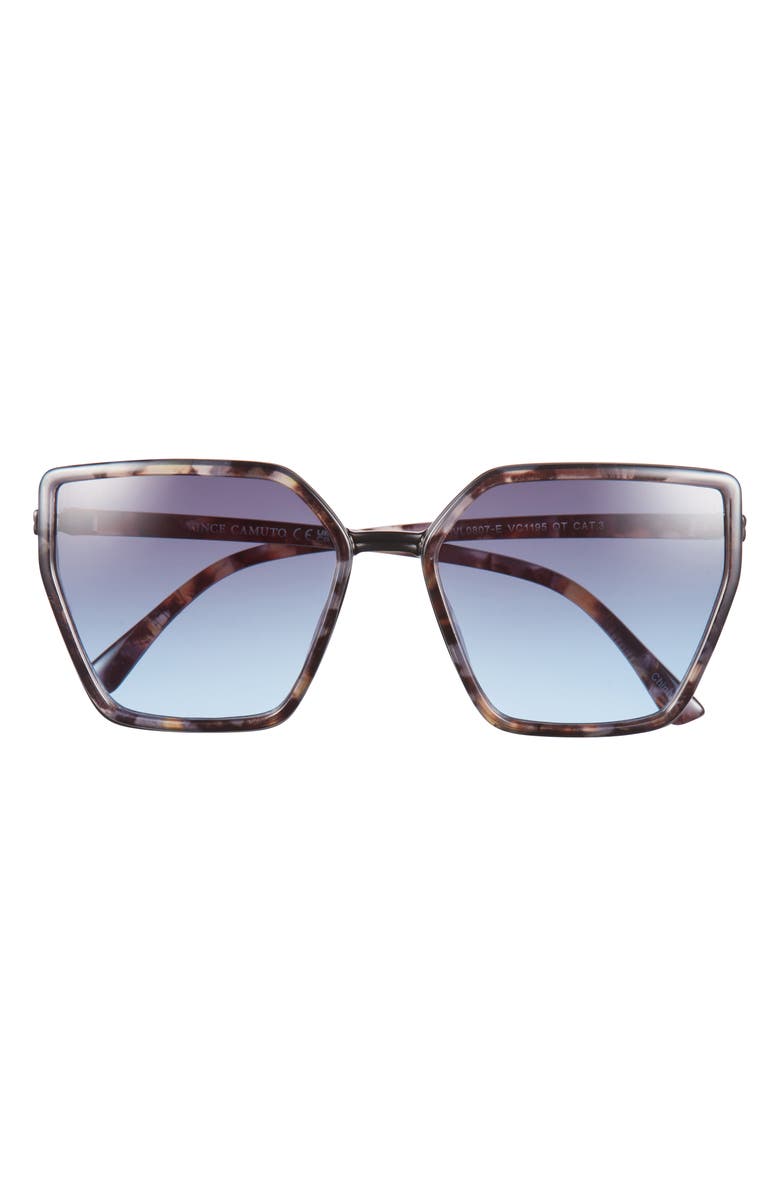 Vince Camuto 58mm Gradient Cat Eye Sunglasses, Main, color, Oatmeal