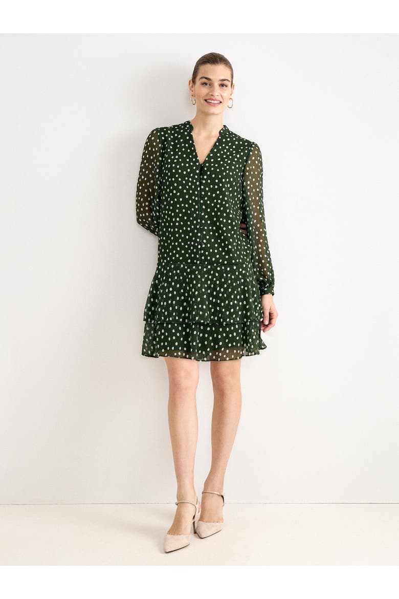 Alma Printed Swing Dress, Main, color, Green