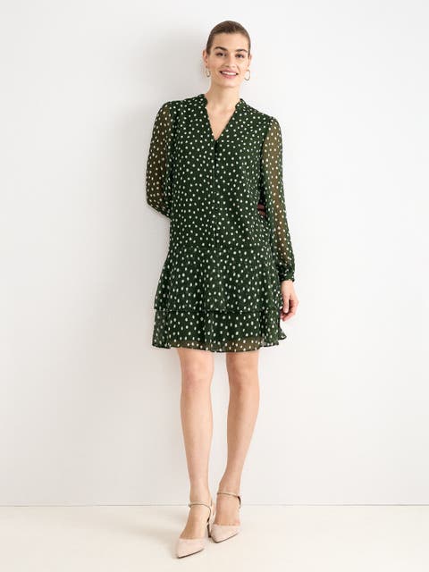 Alma Printed Swing Dress