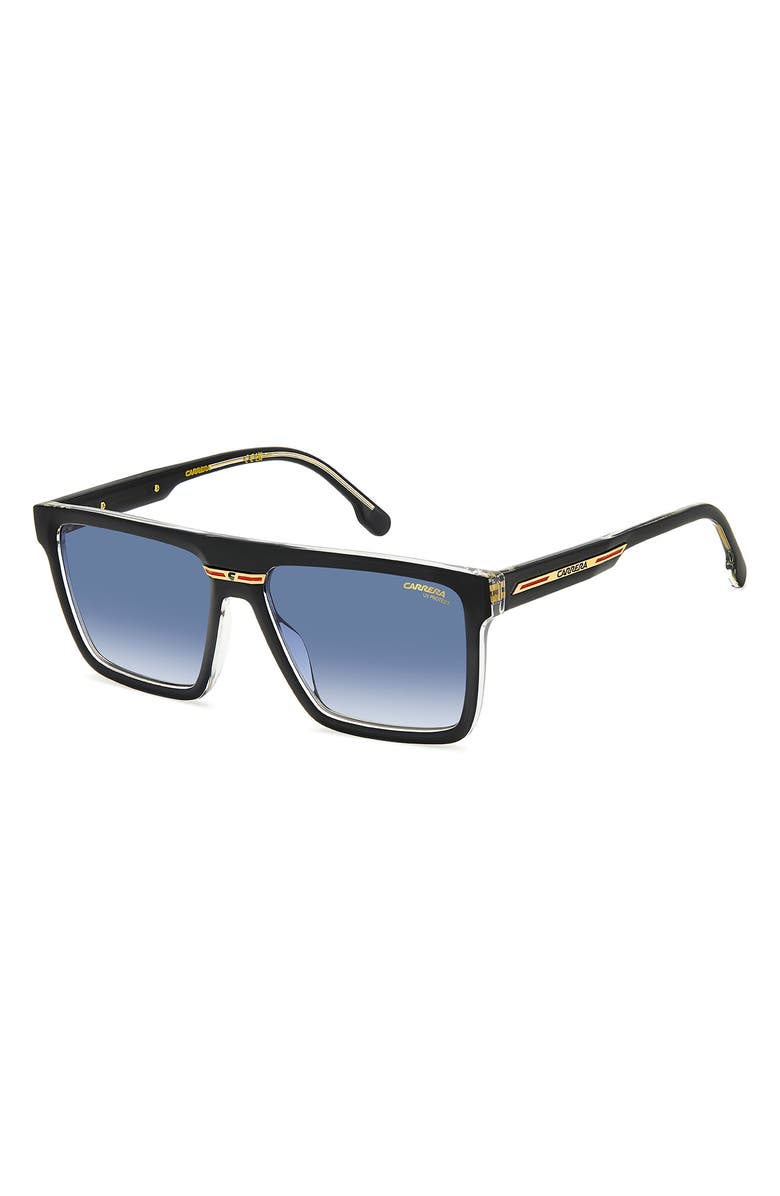 Carrera Eyewear Victory 58mm Gradient Flat Top Sunglasses, Alternate, color, 