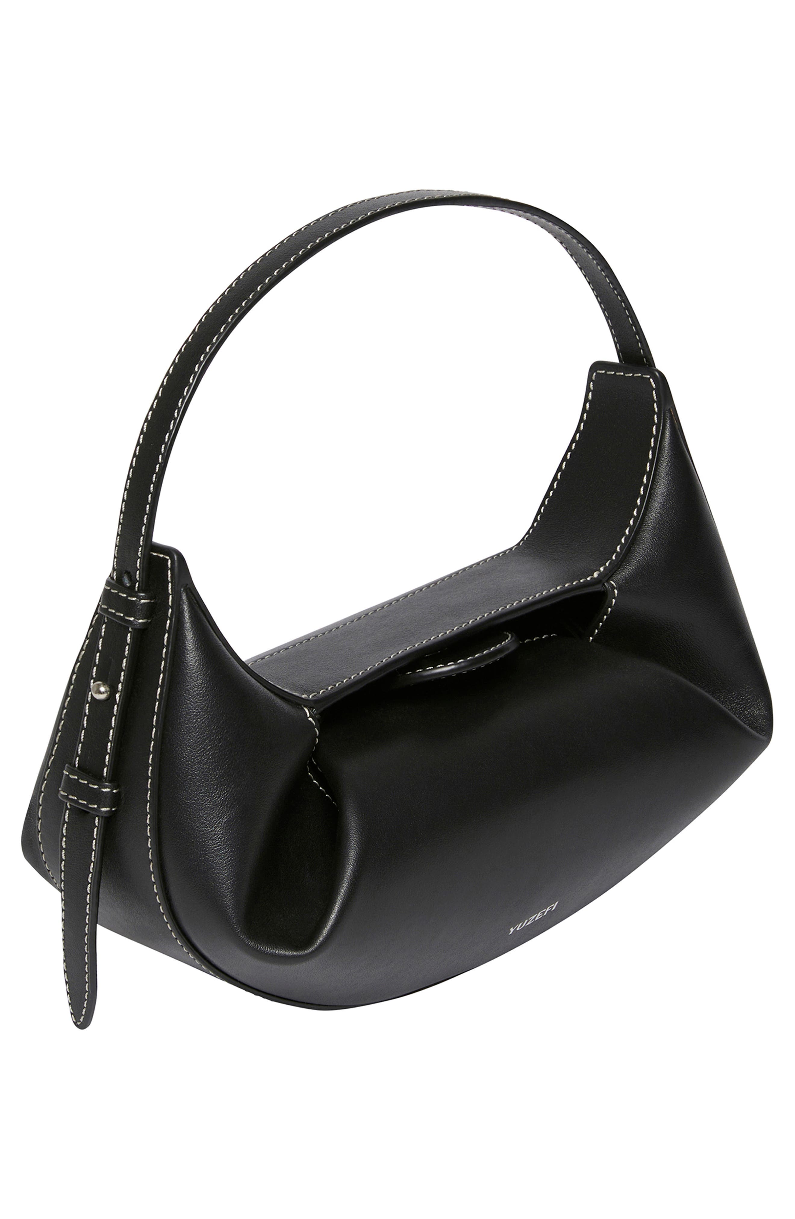 Yuzefi Mini Fortune Cookie Leather Bag, Alternate, color, 