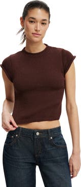 Cotton On Women's Textured Shortsleeve Knit Top