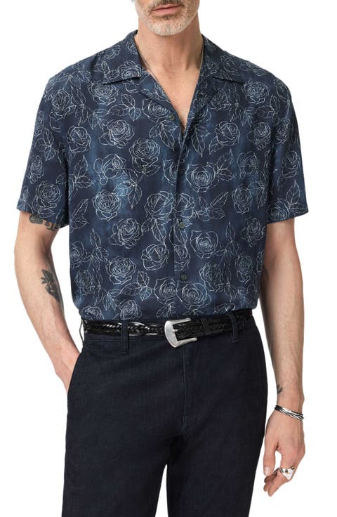 Dan Print Modal Camp Shirt