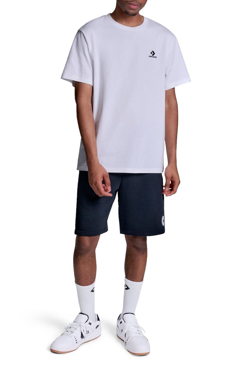 Converse Star Chevron T-Shirt, Alternate, color, White 10A