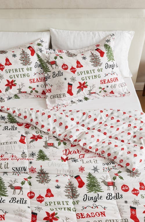 Woven & Weft Holiday 3-piece Comforter Set In Multi