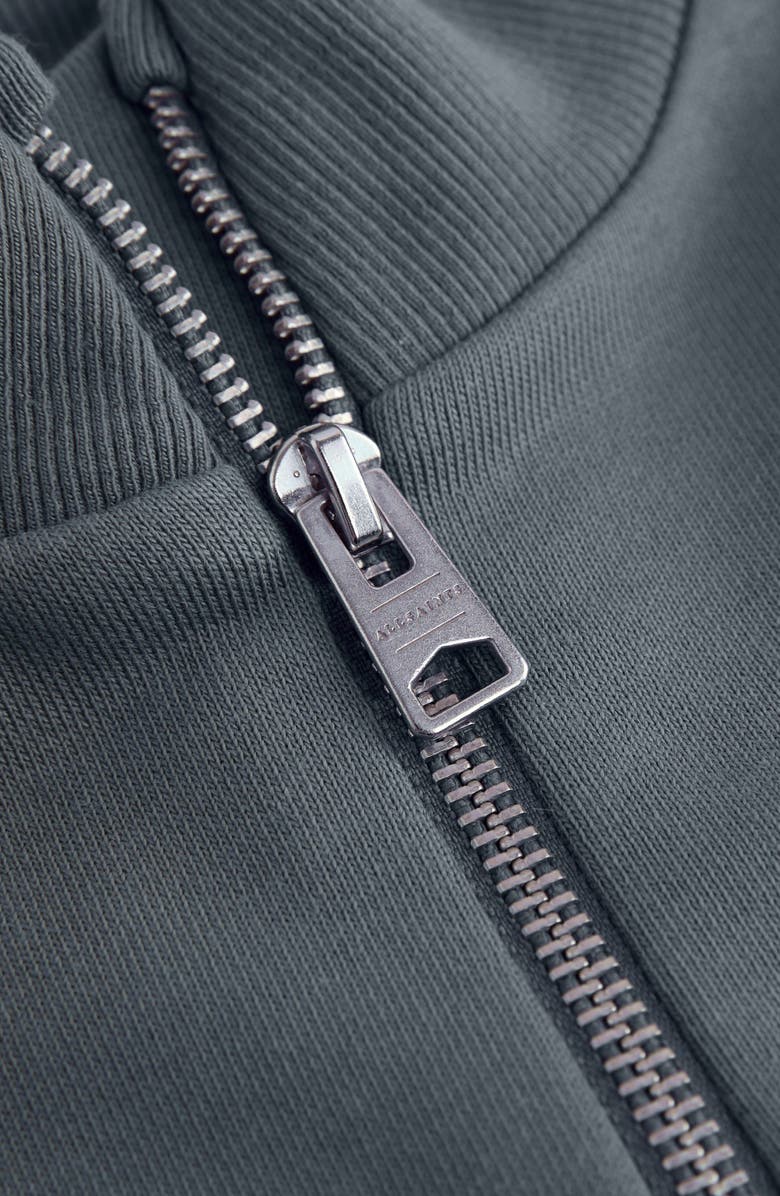 smALLSAINTS by ALLSAINTS Kids
 Biggy Quarter Zip Sweatshirt, Alternate, color, Dusky Blue