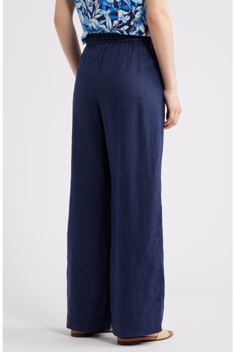 Two Palms Easy Linen Drawstring Pants, Alternate, color, COASTLINE