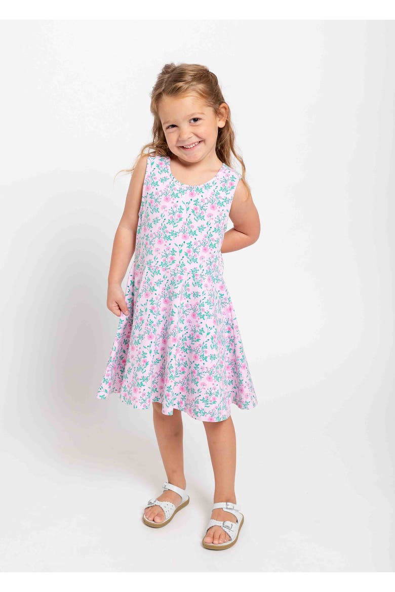 Floral Print Twirl Dress, Alternate, color, Pink