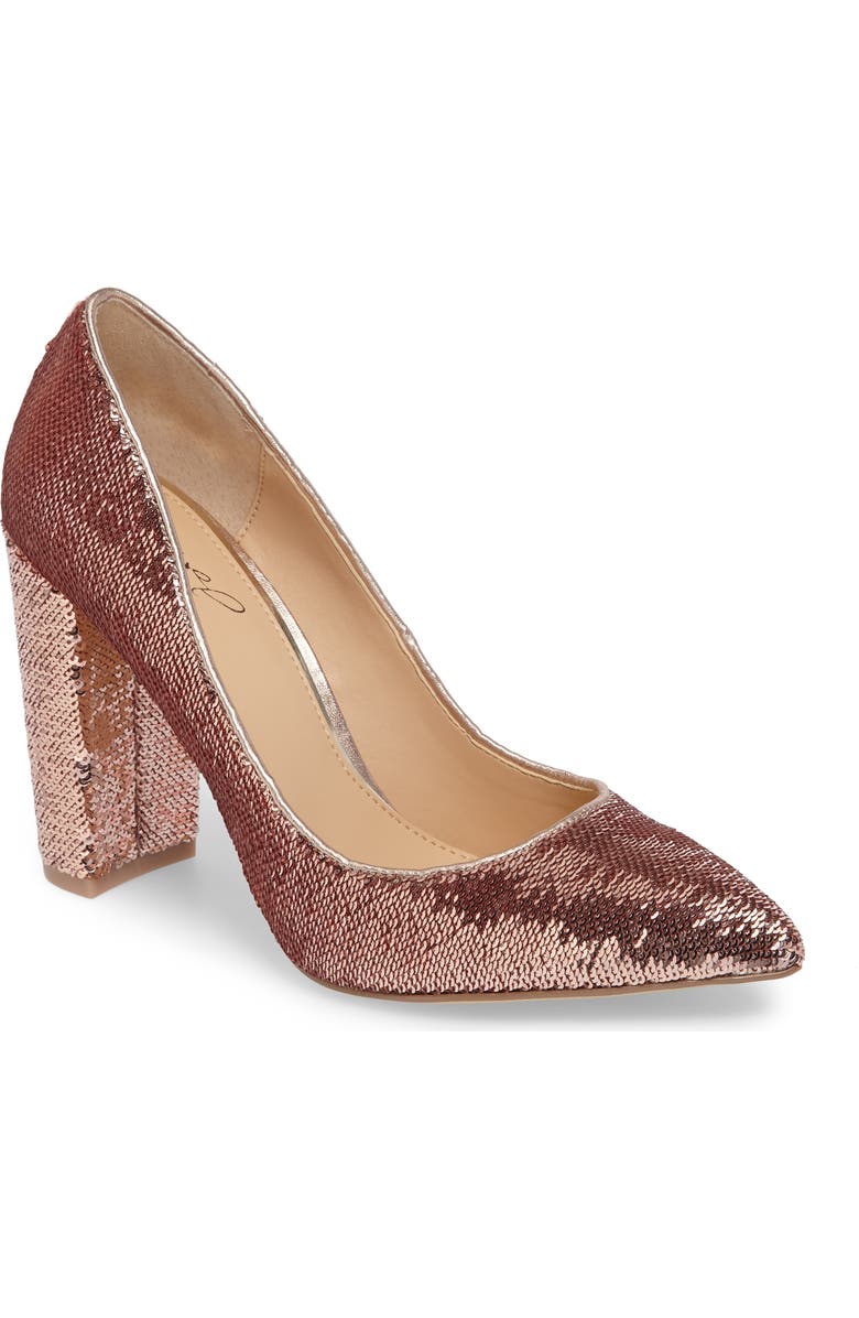 Jewel Badgley Mischka Luxury Pointy Toe Pump, Main, color,