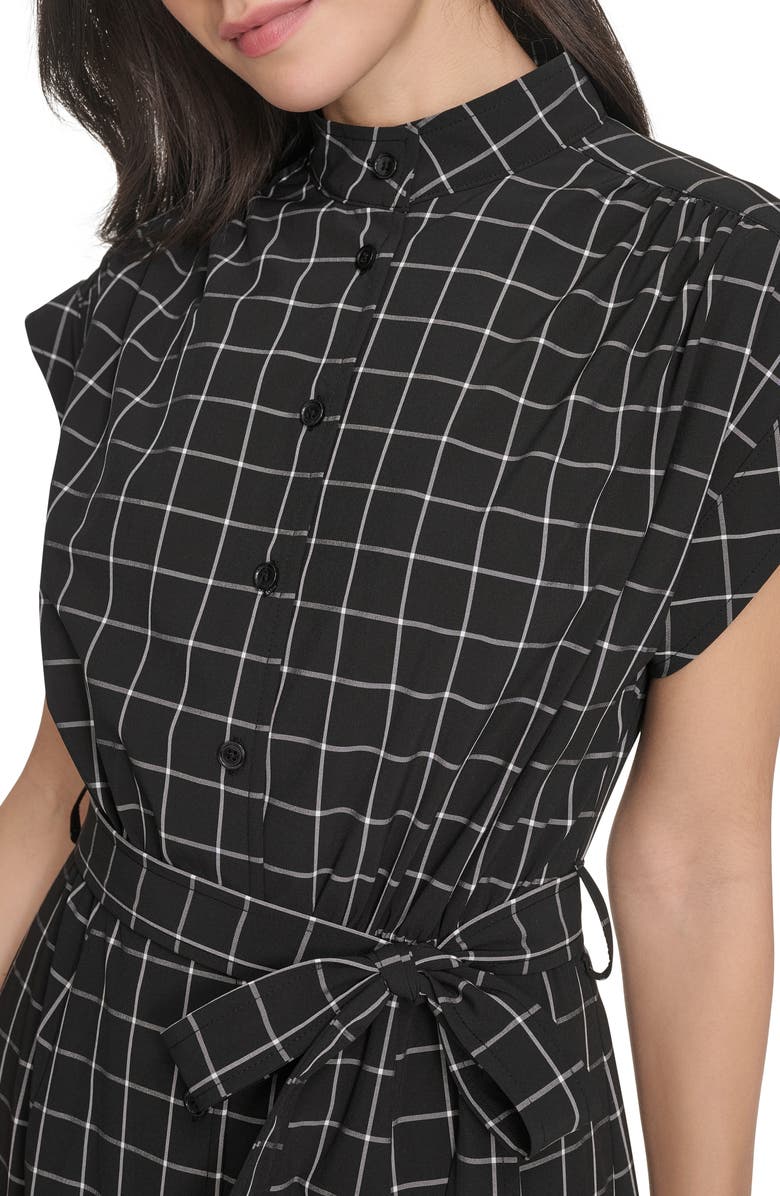 Calvin Klein Big Check Shirtdress, Alternate, color, 