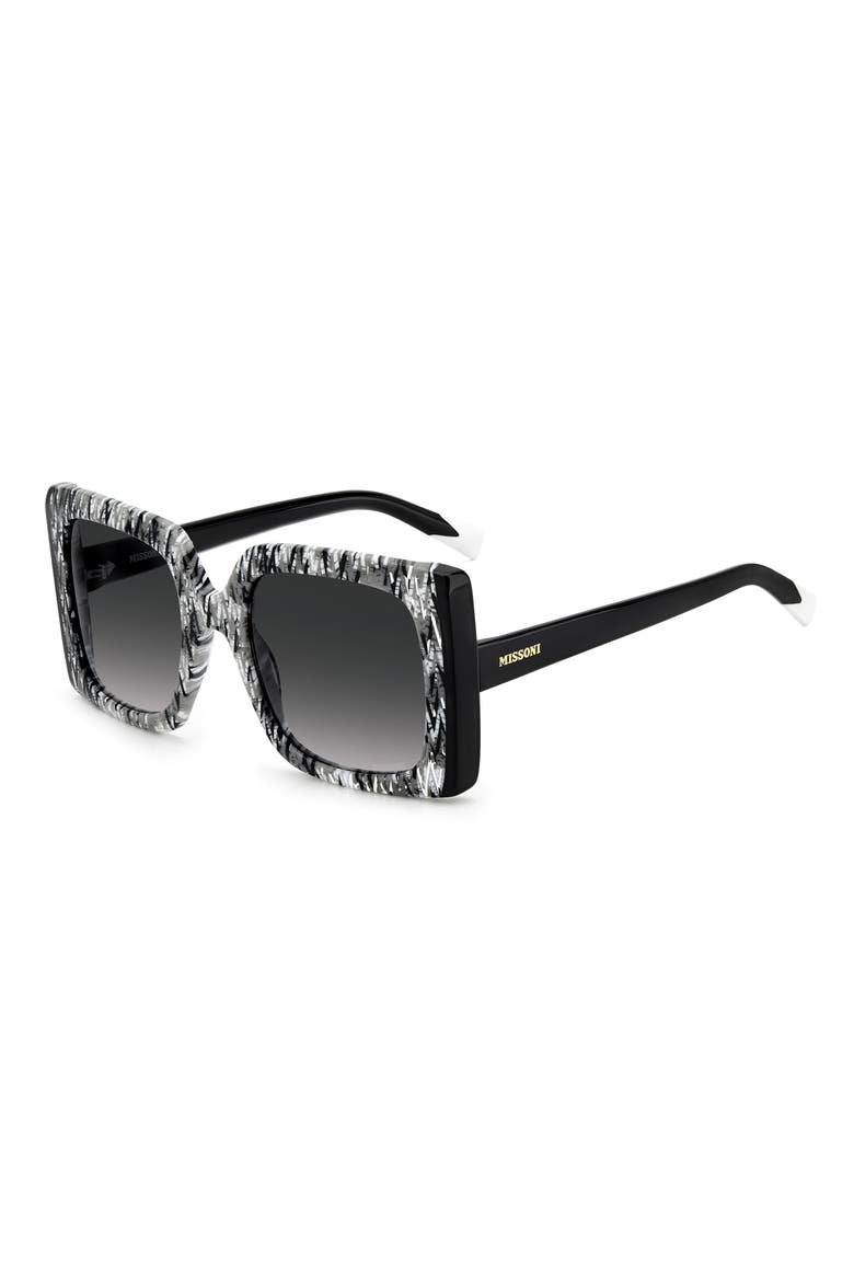 54mm Oversize Square Sunglasses, Alternate, color, BLACK PATTERN