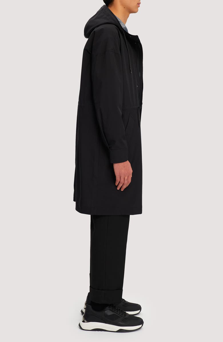 Noize Mattie Hooded Water Resistant Rain Coat, Alternate, color, Black