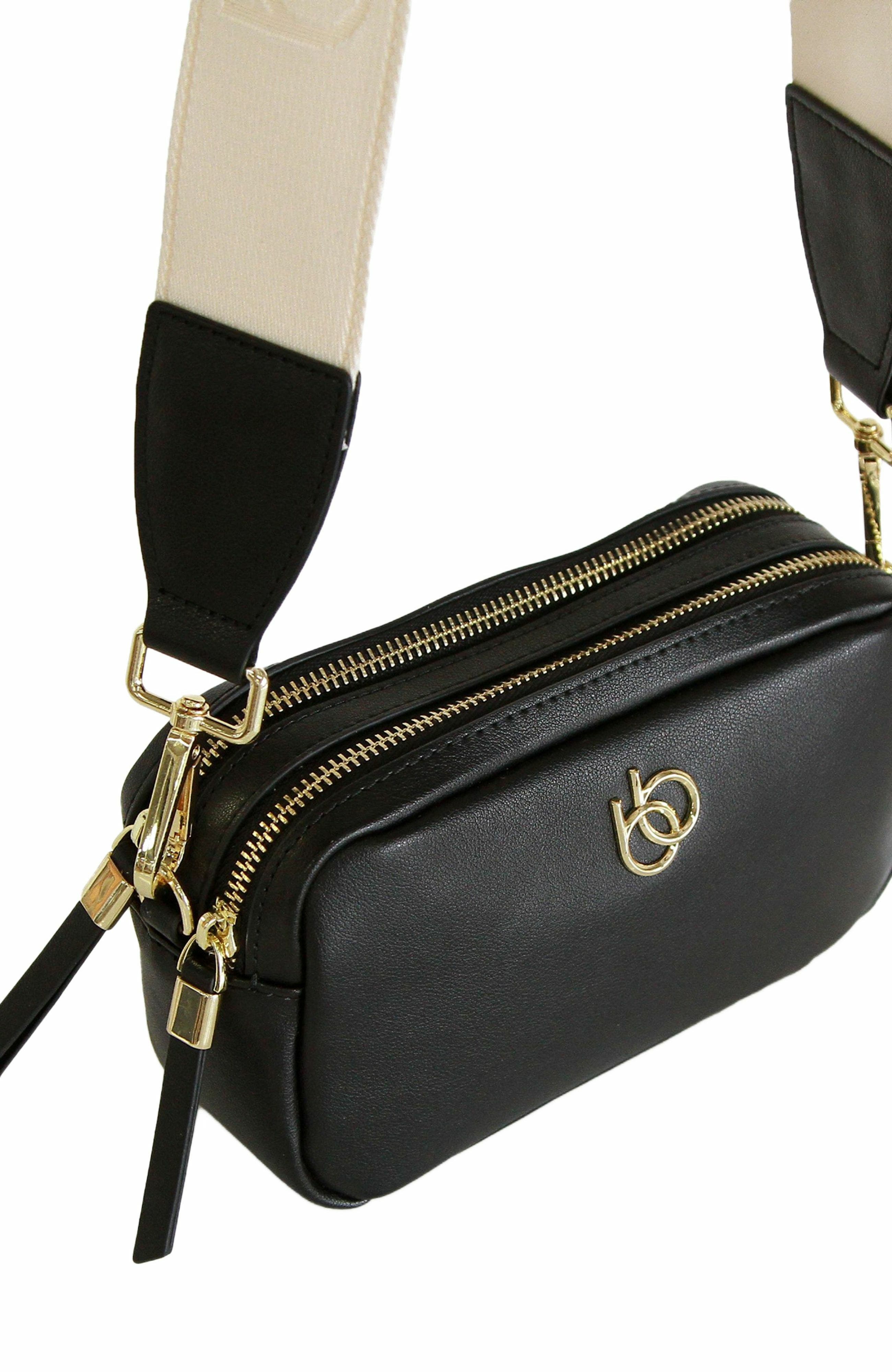 Belle & Bloom Made You Look Camera Bag, Alternate, color, Black