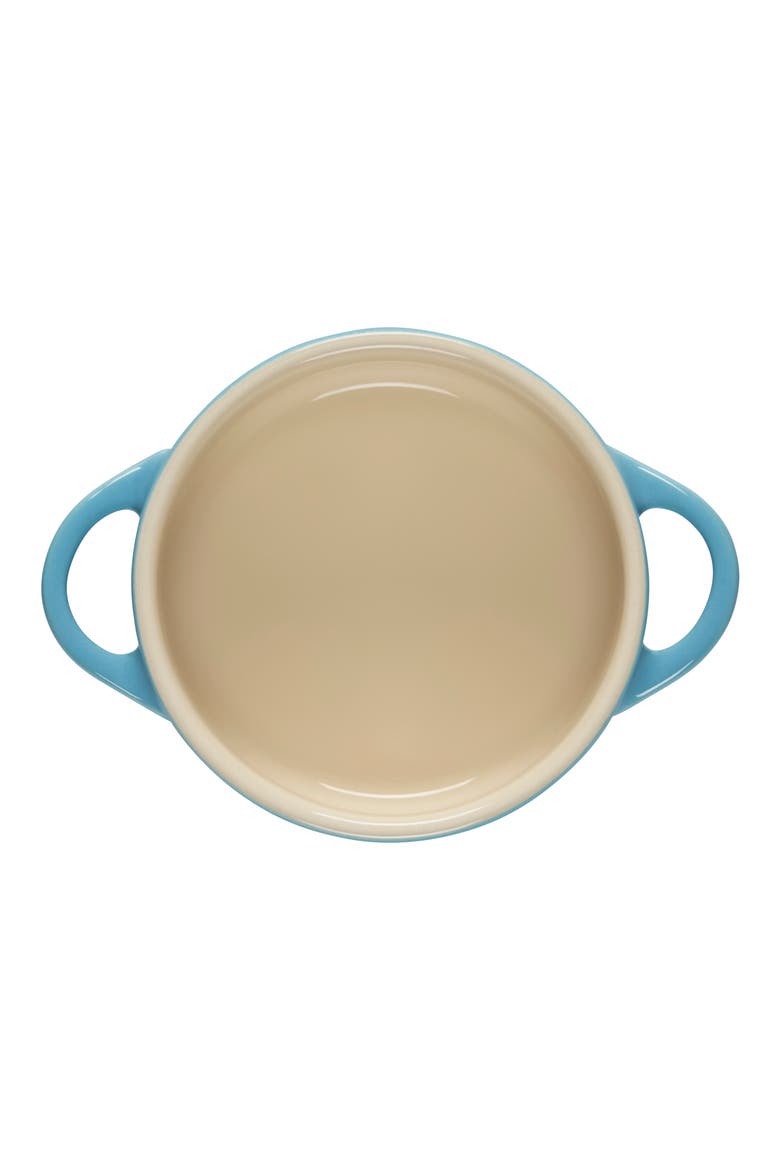 Mini Round Stoneware Baking Dish, Alternate, color, CARIBBEAN