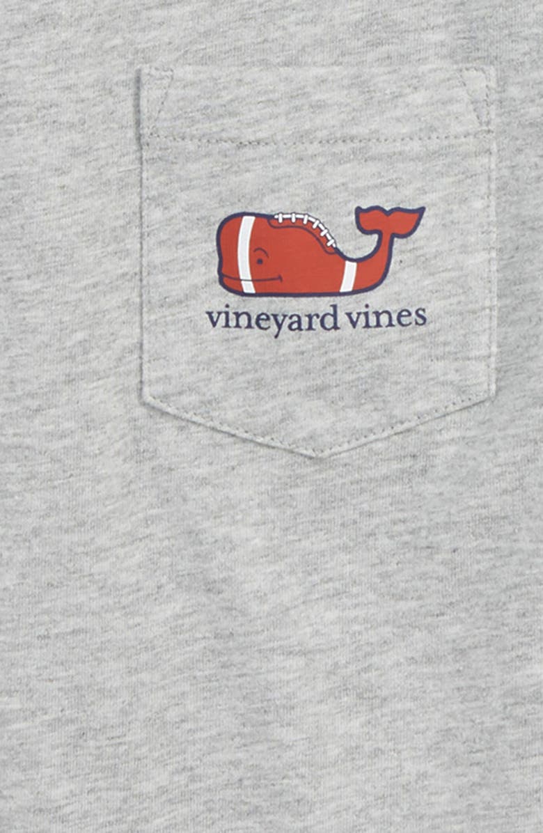 vineyard vines Heathered Football Whale Pocket T-Shirt, Alternate, color,