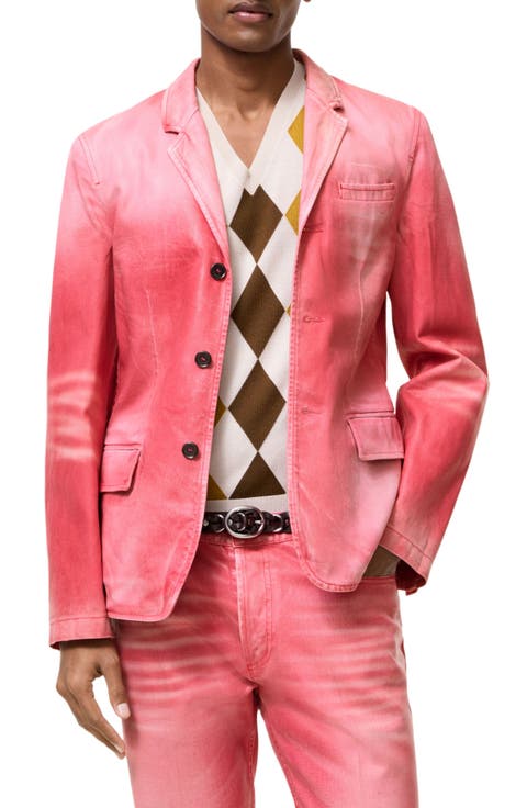 Ricky Coated Denim Blazer
