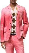 Burberry Ricky Coated Denim Blazer