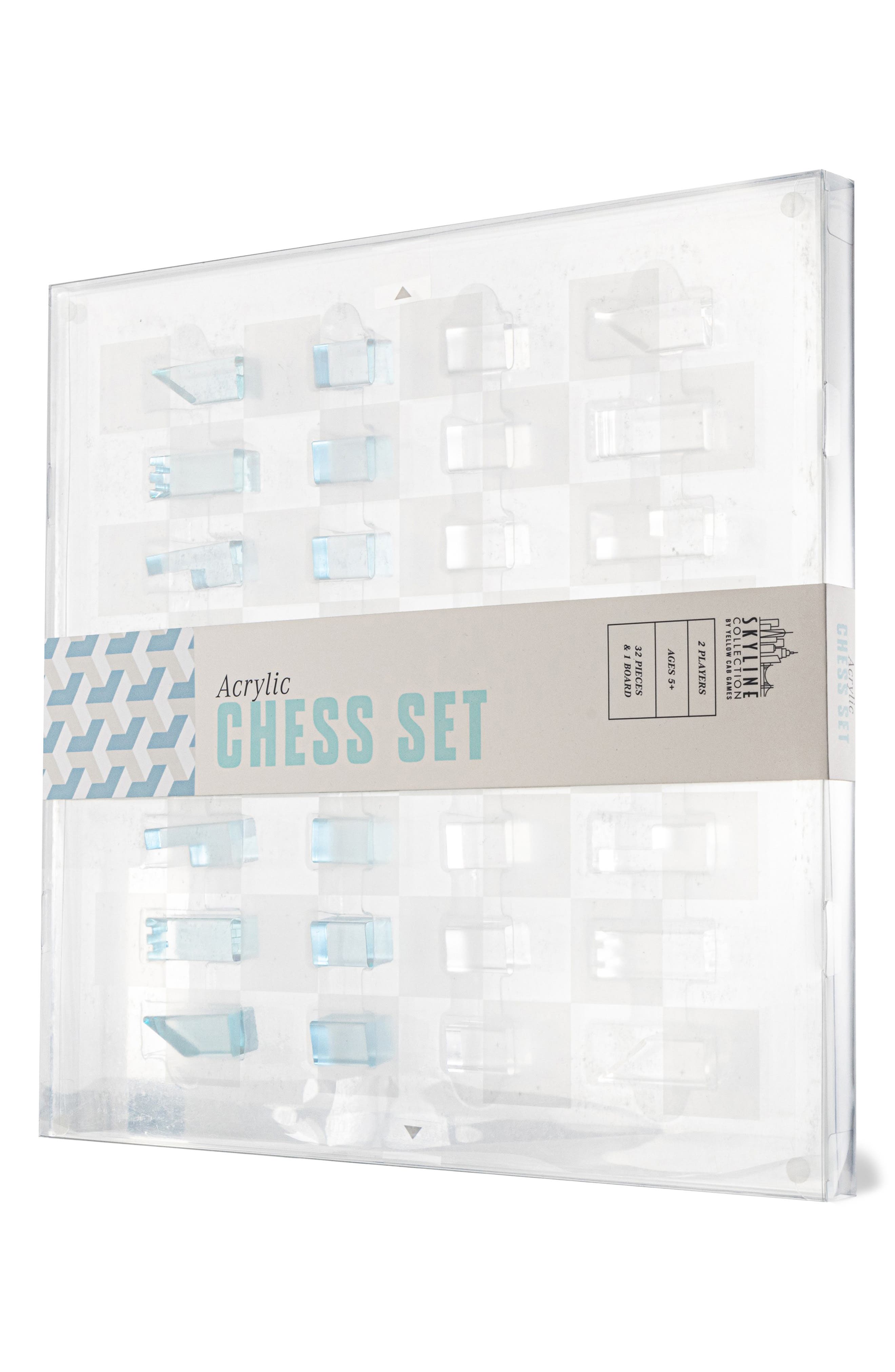 Core Home Clear Acrylic Chess Set
