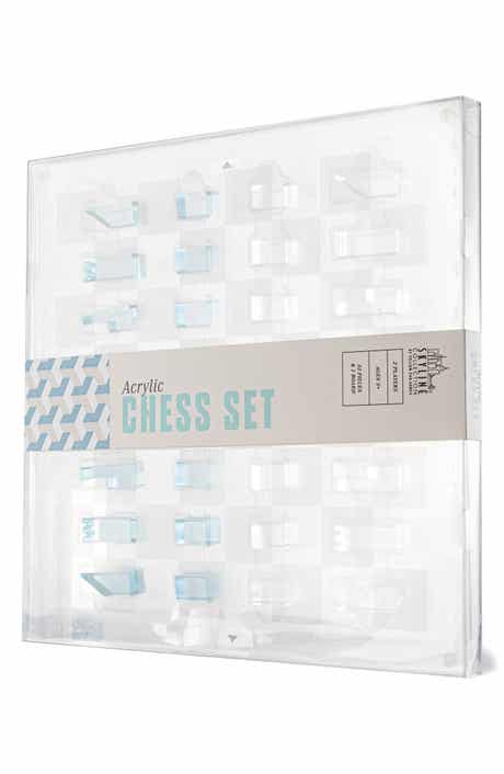 Core Home Clear Acrylic Chess Set