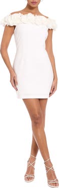 Ivy + Blu Off the Shoulder Minidress
