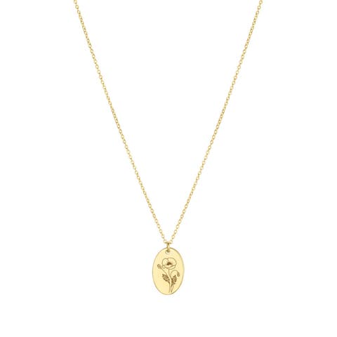 Louise Birth Flower Necklace