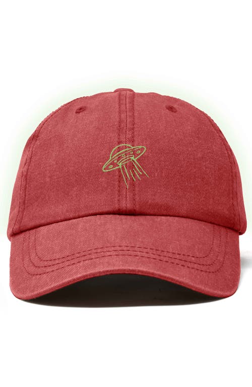 Dalix Ufo Hat In Washed Red