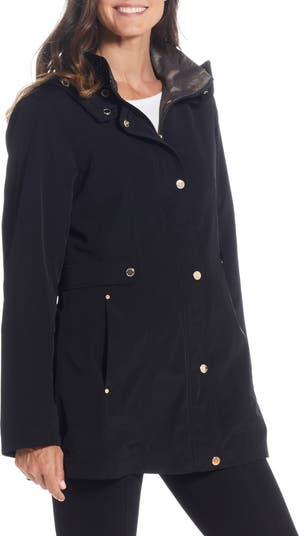 Gallery Water Resistant Zip Front Rain Jacket | Nordstrom