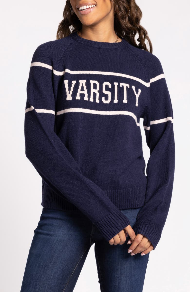 Thread & Supply Varsity Sweater, Main, color,