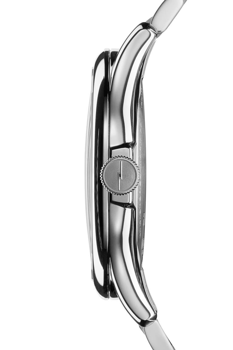 The Vinton Bracelet Watch, 38mm, Alternate, color, SILVER/ MIDNIGHT BLUE/ SILVER