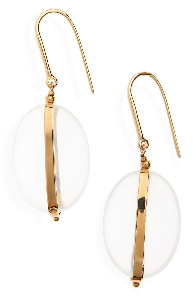 Isabel Marant Stone Drop Earrings, Main, color, 