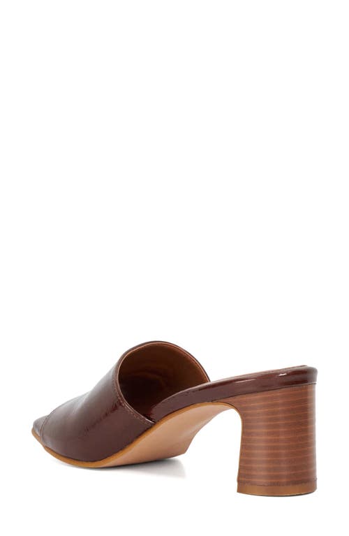 Dune London Jule Slide Sandal In Brown