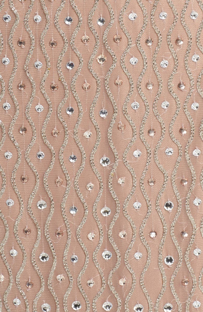 Mac Duggal Crystal & Bead Embellished Gown, Alternate, color,