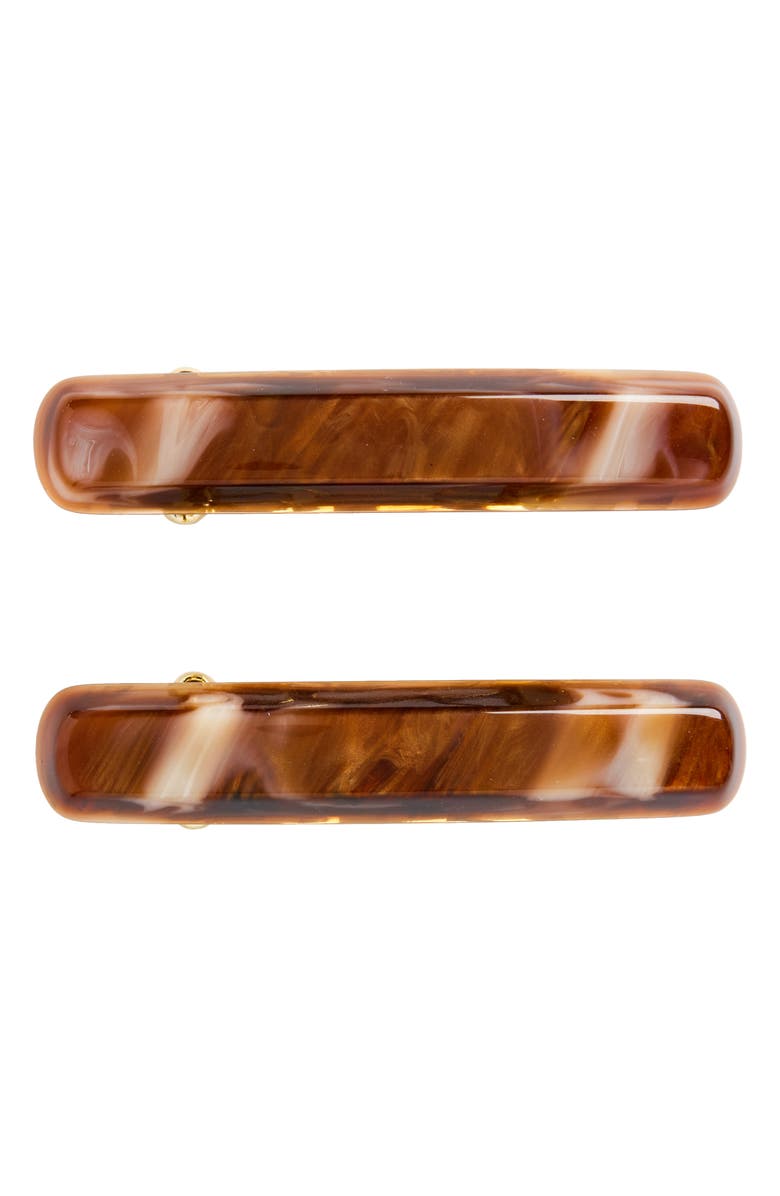 France Luxe Set of 2 Mini Barrettes, Main, color,