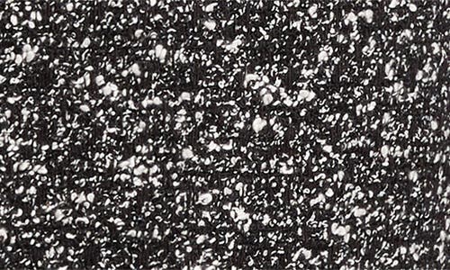 Lafayette 148 New York Fringed Seam Wool Blend Tweed Sheath Dress In Black