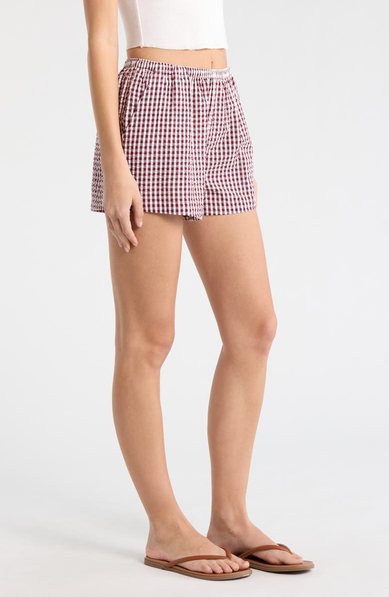 Billabong Sun Fade Print Shorts, Alternate, color, Red Dahlia