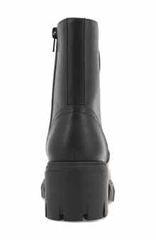 Aldana Faux Leather Combat Boot