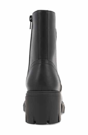 Aldana Faux Leather Combat Boot