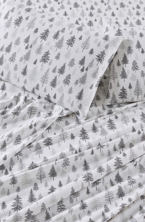 Woven & Weft Lodge Cotton Flannel Sheet Set In White