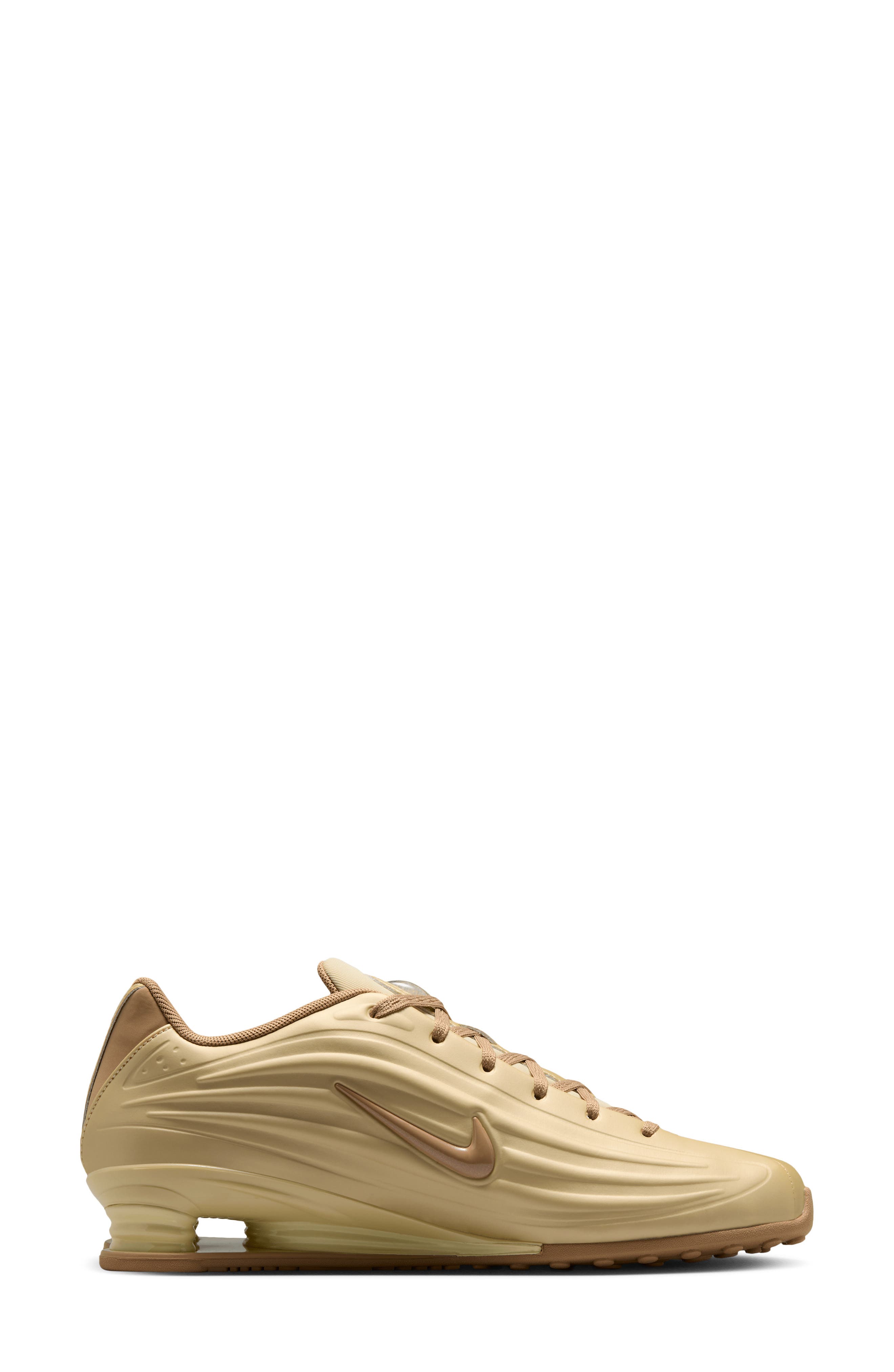 Shox Z Sneaker, Alternate, color, LIGHT KHAKI/ GOLD/ KHAKI
