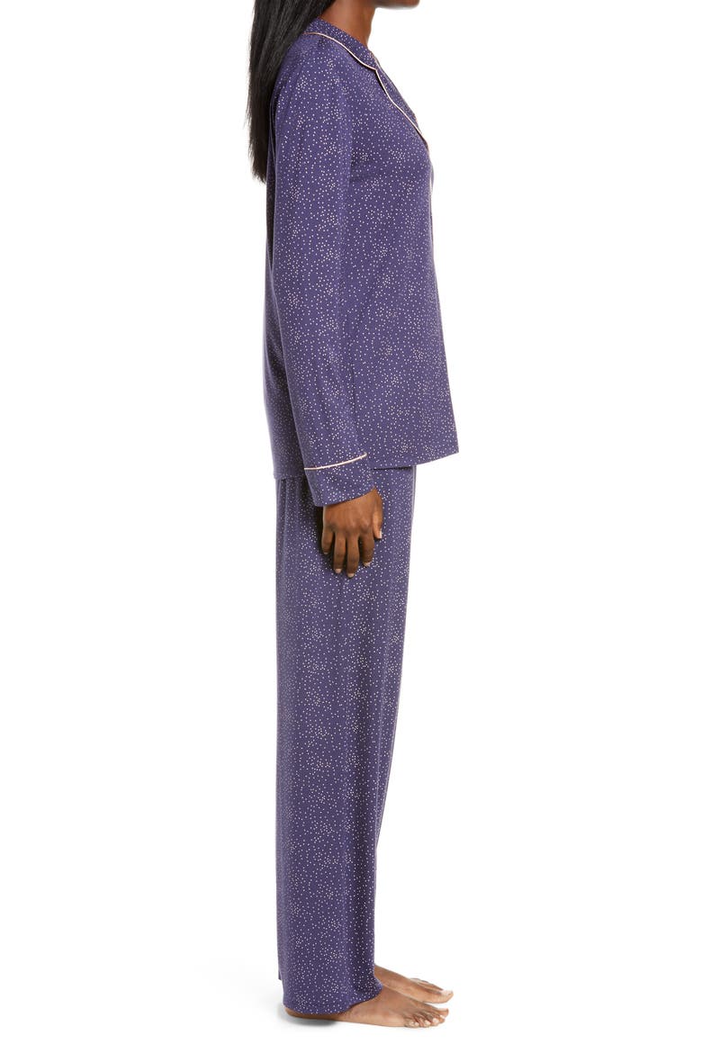 Moonlight Pajamas, Alternate, color, NAVY PEACOAT STARRY NIGHT DOT