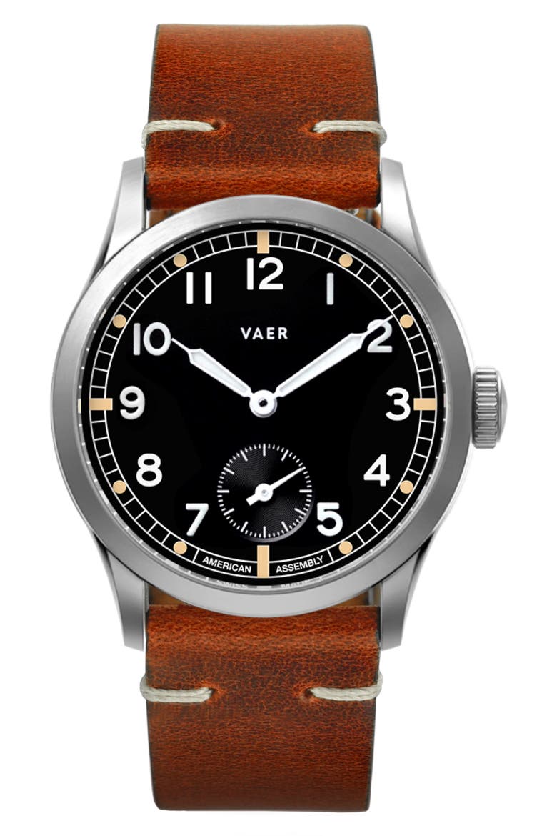 C3 Dirty Dozen Field Watch, 36mm, Main, color, BLACK