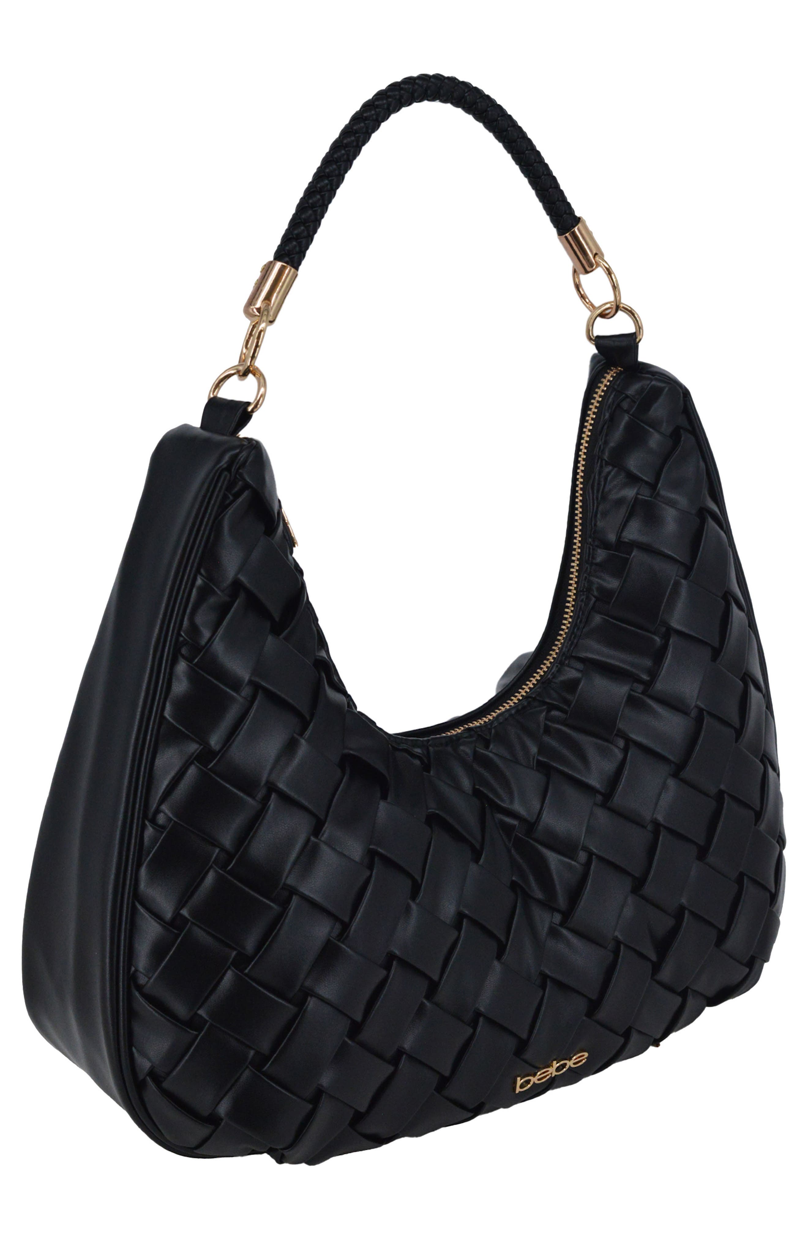 bebe Luca Hobo Bag, Alternate, color, Black