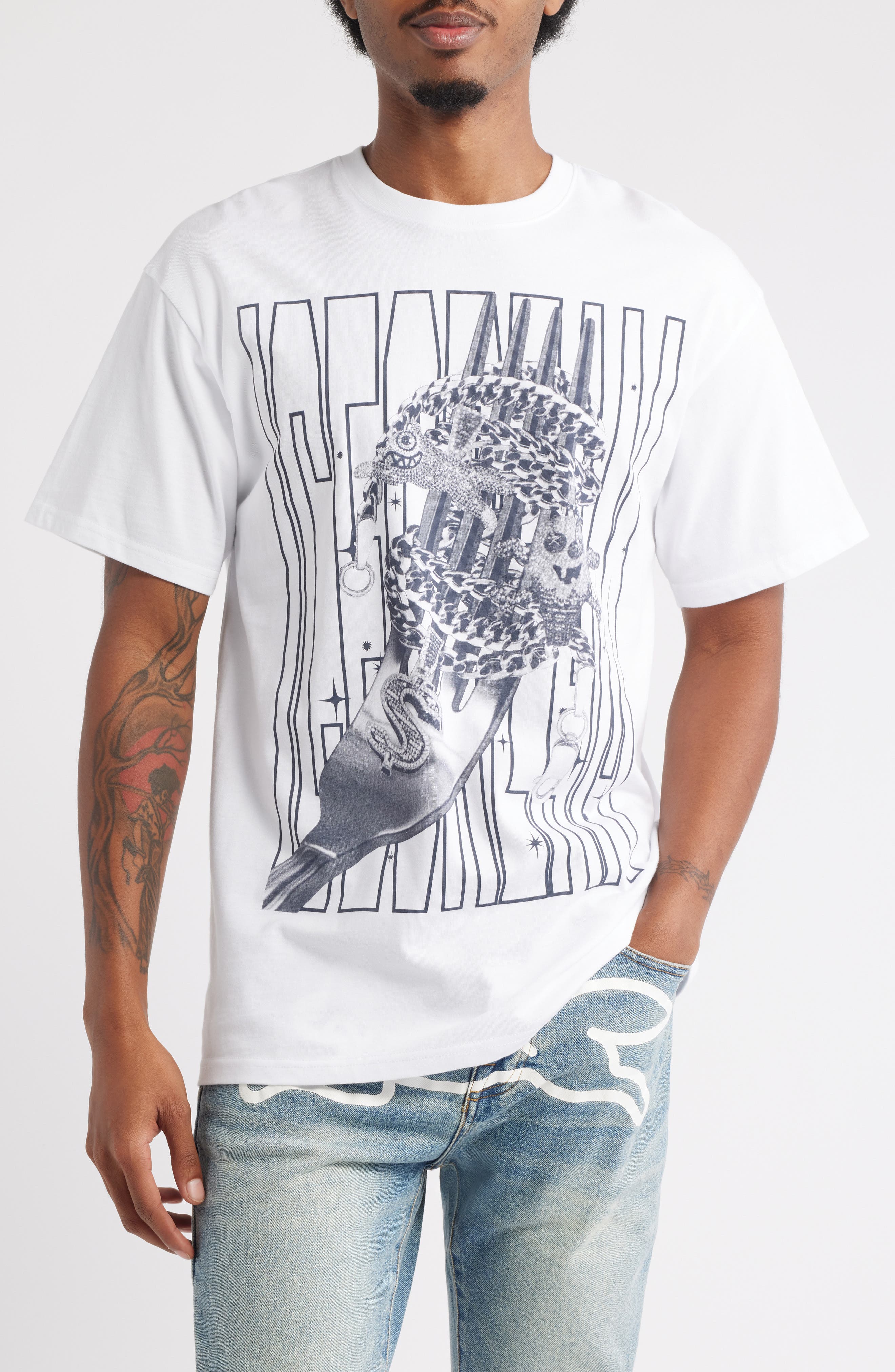 Pasta Cotton Graphic T-Shirt