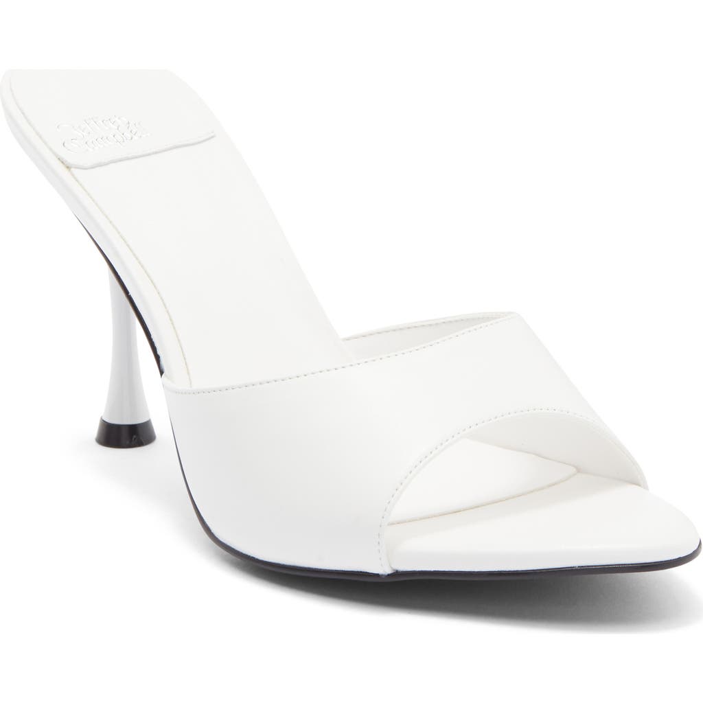 Jeffrey Campbell Agent Slide Sandal In White
