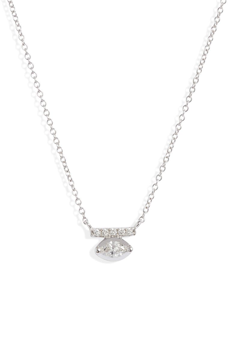 Bony Levy Gatsby Diamond Pendant Necklace, Main, color, 