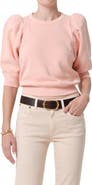 Citizens of Humanity Puff Sleeve Cotton Blend Top