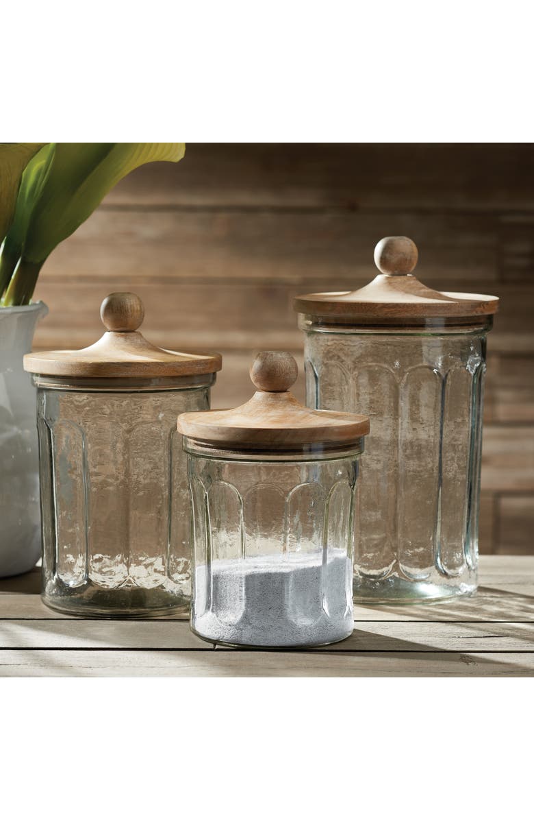 Napa Home & Garden Olive Hill Canisters Set of 3, Alternate, color, Brown