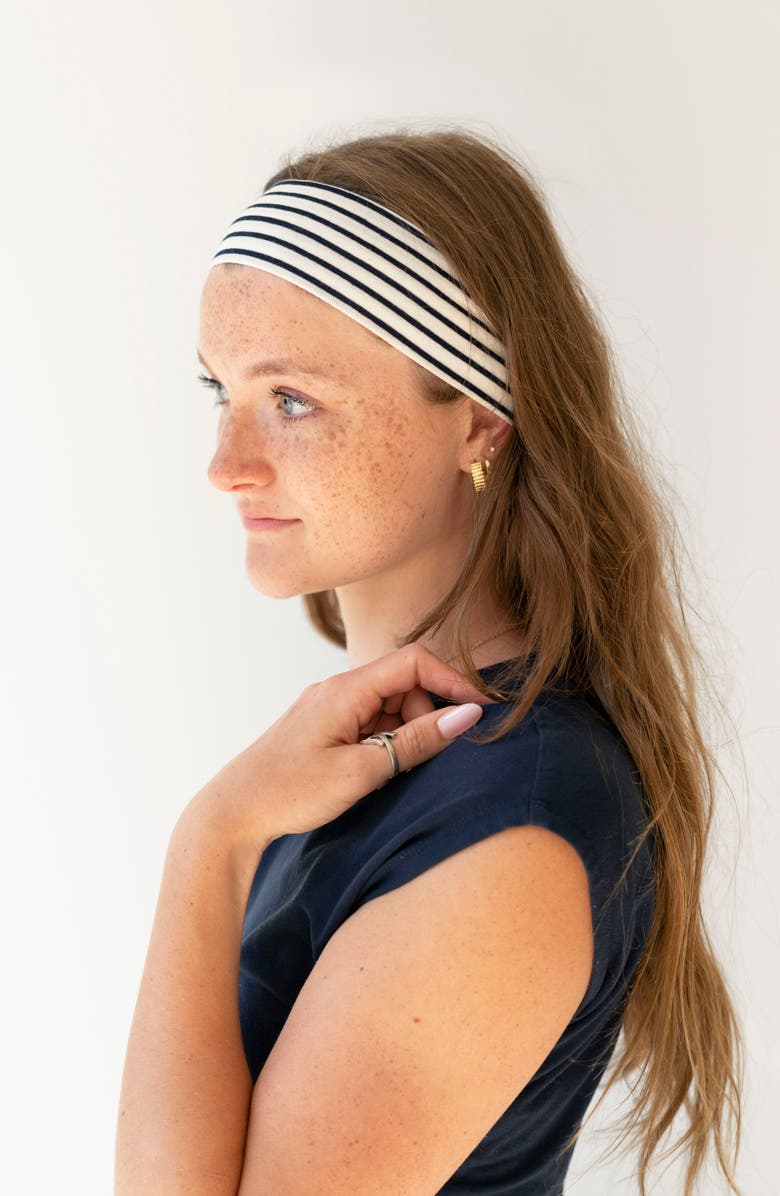 L. Erickson Maris Bandeau Headband, Alternate, color, Navy