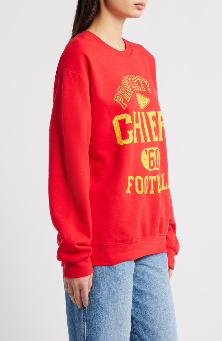Junk Food NFL Chiefs Property Graphic Sweatshirt, Alternate, color, Red